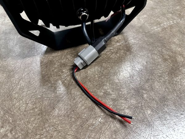 Extraljus 9 LED 152W connection