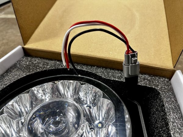 extraljus 7 led 100w connection